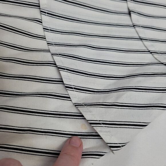 AXXESS striped bell ruffle sleeve off shoulder top blouse S‎ - Picture 5 of 8